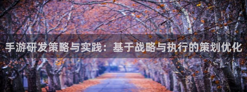 极悦娱乐app官网下载：手游研发策略与实践：基于战略与执行的