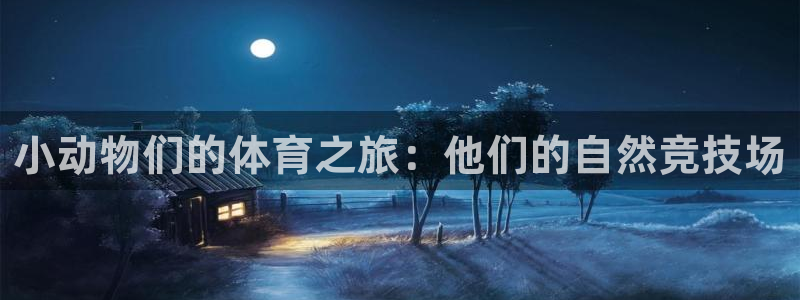 风速体育app官方下载：小动物们的体育之旅：他们的自然竞技场